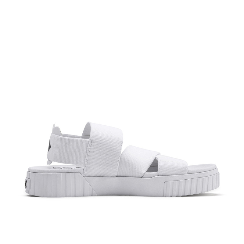 tenis puma originales – future rider play on mujer blancos／azul marino ／flores